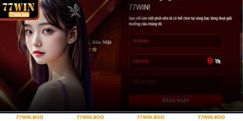Đăng Nhập 77WIN Liên Tục Mà Không Gặp Gián Đoạn Thao Tác Thành viên tạo mật khẩu dự phòng khi đăng nhập